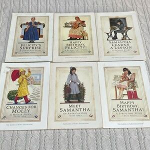 American girl books 6 in lot. Good condition. See pics for titles No stray marks
